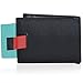 Kalibrado Bifold RFID Blocking Genuine Leather Wallet for Men With Thin Minimalist Design - Slim Front Pocket Profile With Money Clip Made of Full Grain Leather (Black)