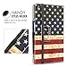 MoKo Case for All-New Amazon Fire HD 10 Tablet (7th Generation, 2017 Release) - Slim Folding Stand Cover with Auto Wake / Sleep for Fire HD 10.1 Inch Tablet, US Flag