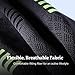Sable Knee Brace Support Compression Sleeves, 1 Pair FDA Registered Wraps Pads for Arthritis, ACL, Running, Pain Relief, Injury Recovery, Basketball and More Sports