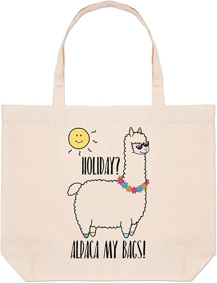 alpaca tote bag