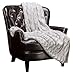 Chanasya Premium Embossed Faux Fur Throw Blanket - Super Soft, Lightweight Minky Blanket - 50