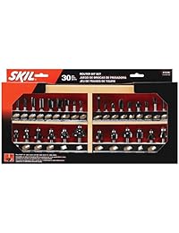 Skil 91030 Router de carburo Bit Set, 30 Piezas)