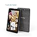 Hoozo Tablet 7 inch Android 6.0 Unlocked Dual Sim Card Slots, GSM WiFi Blutooth GPS Portable Phablet Quad-core 2G/3G Phone Pad, Black