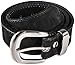 Atitlan Leather Suede Leather Money Belt Black 36
