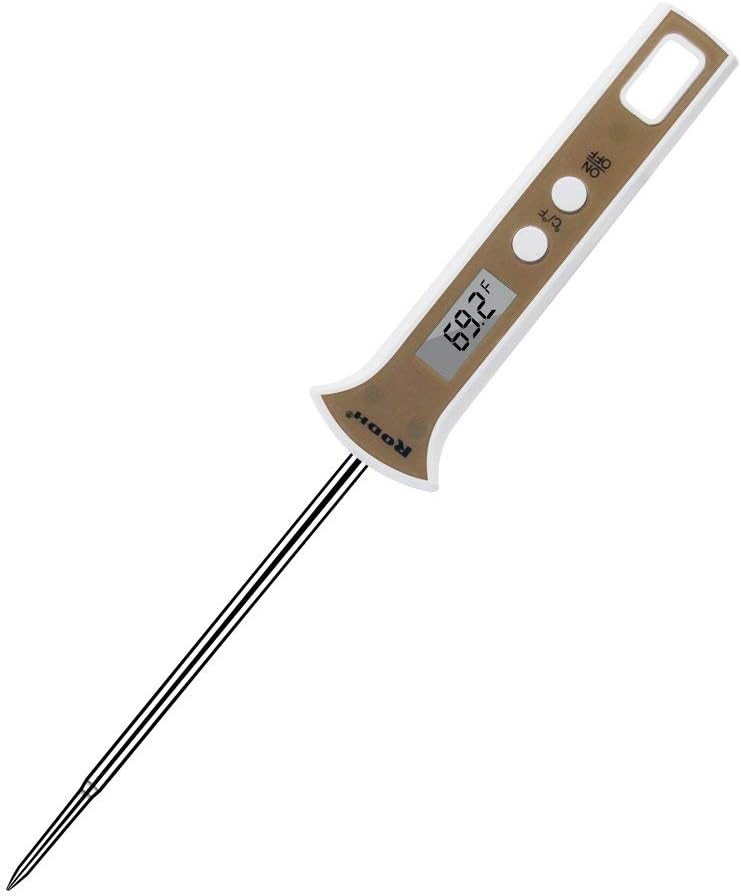 Digital Meat Thermometer Food Cooking Grill Instant Read with Stainless Steel Probe for Kitchen and Outdoor BBQ Tea Candy Cake Milk