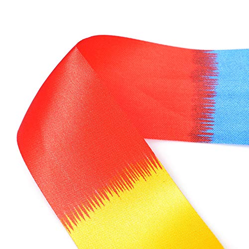 image for HUIANER Dance Ribbons Streamers Rhythmic Gymnastic Ribbon Wands Rods f
