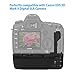Powerextra BG-E6 Vertical Battery Grip + AA-Size Battery Holder for Canon EOS 5D Mark II Digital SLR Camera Work with 2 pcs LP-E6/LP-E6N or 6 AA-Size Batteries