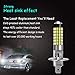 KaTur 2pcs H1 Fog Light Driving Daytime Running Lights 6000K DC 12V-24V 900 Lumens Base Super Bright 3014 78SMD Lens LED Bulbs Car Xenon White