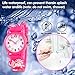 Venhoo Kids Watches 3D Cute Cartoon Waterproof Silicone Children Toddler Wrist Watch Time Teacher Birthday Unicorn Gift for 3 4 5 6 7 8 9 10 Year Girls Little Child-Rose Red