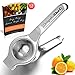 Lime - Lemon Zester/Grater Professional Citrus Juicer Hand Held Fruit Press, Best Kitchen Gadget DC-LS-SS By Delightful Chef