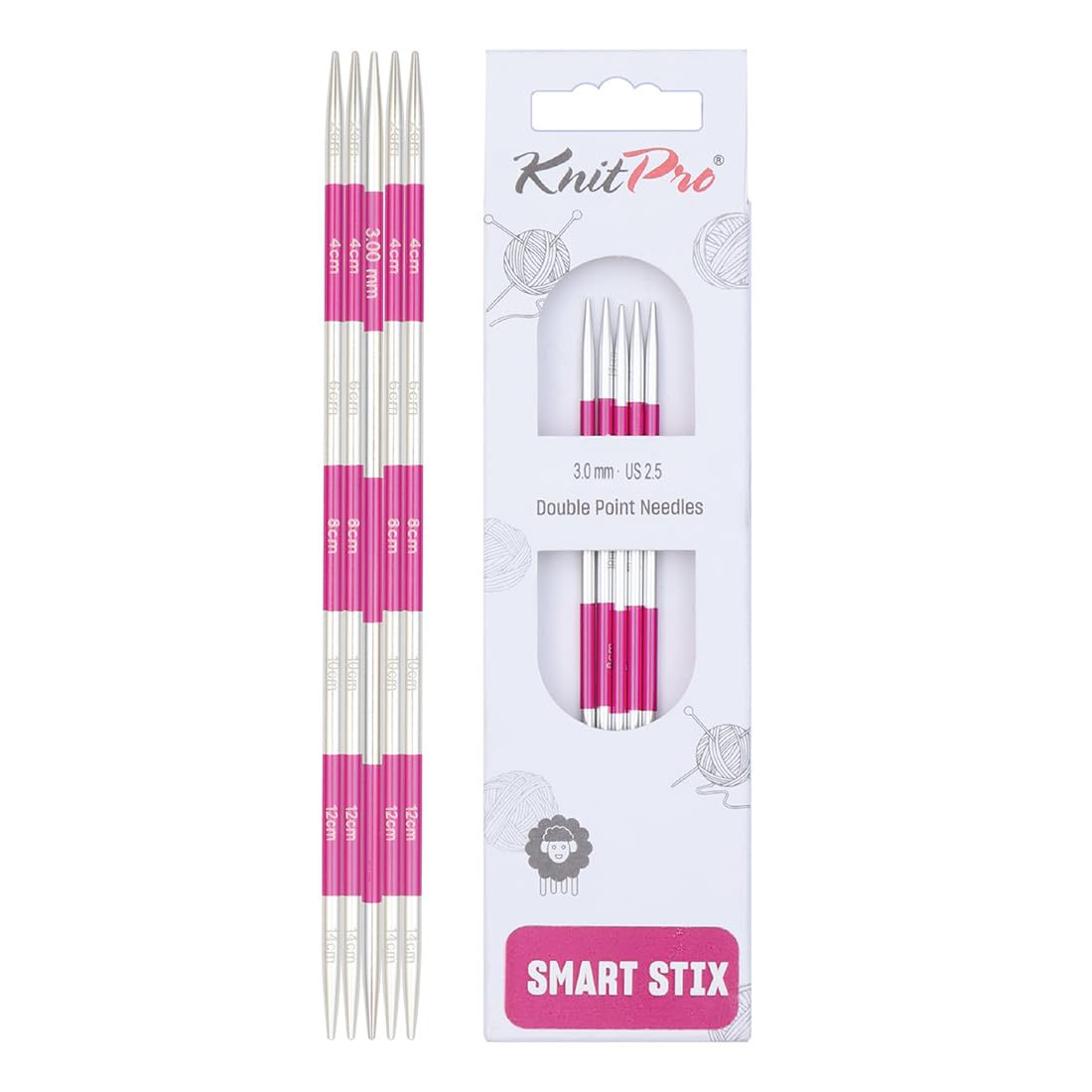KnitPro Smartstix Double Pointed Needles 5.5" (14cm) | 3.00mm — image 1