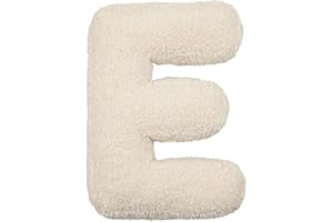 YLOEEIT Letter Pillow English Letters Pillow Soft Initial Throw Cushion Decorative Alphabet Letter Pillows Cozy 26 English Letters Throw Pillow for Living Room Sofa Couch Bed Car Decoration, 40*35*10