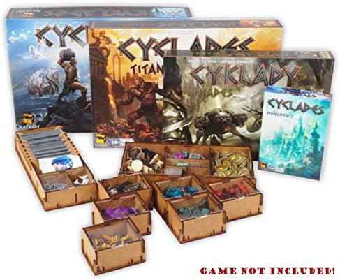 docsmagic.de Organizer Insert for Cyclades Box, Brown - Image 3