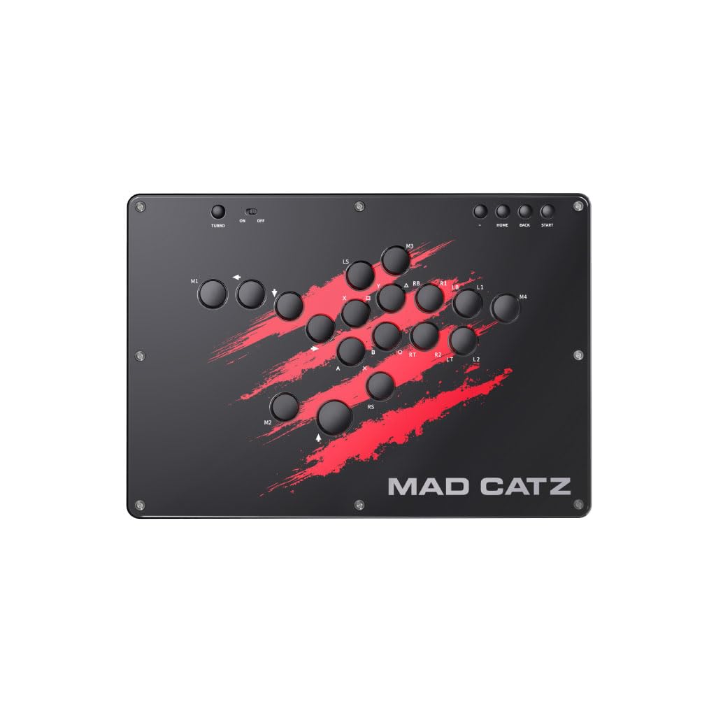 Mad Catz マッドキャッツ N.E.K.O. レバーレス アケコン コントローラー PC PS4 Switch２ Switch 国内正規品 2年保証 GAPCCAINBL002-0 (N.E.K.O.) (本体)商品画像
