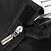 HANGERWORLD Black 44inch Breathable Nylon Multiple Garment Coat Clothes Carry Cover Protector Bags 6inch Gusset