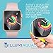 Apple Watch Screen Protector 38mm [6-Pack], (Series 3/2/1 Compatible) ILLUMI AquaShield Full Coverage Screen Protector for Apple Watch HD Anti-Bubble Film Military-Grade Self-Healing UV-Resistant