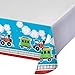 Creative Converting Border Print Plastic Tablecover, All Aboard -
