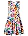 Jxstar Little Girls Animal Print for Skater Cartoon Rainbow Dog Pattern Sleeveless Dress Rainbow Dog 130