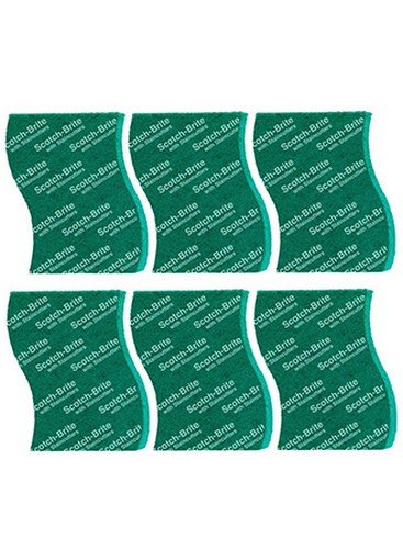 Scotch-Brite Scrub Pad, Large (Pack of 6)