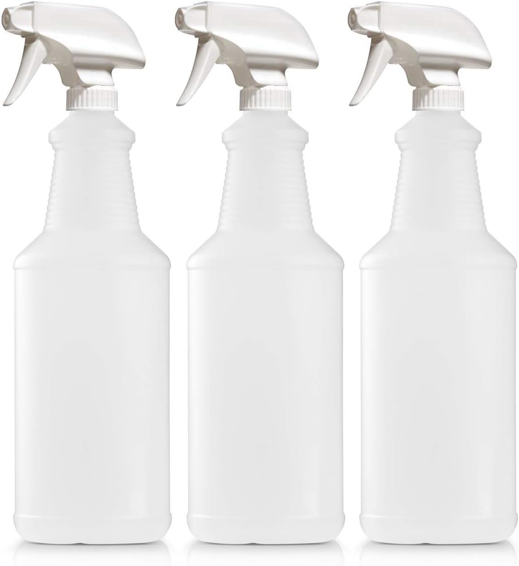 BAR5F Empty Plastic Spray Bottles 32 oz. for Cleaning and