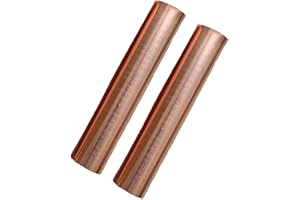 HWYEE 2PCS 99.98% Pure Copper Rod 3/4''(20mm) Dia 3.94'' Lengther Copper Round, Rod Solid Copper Bar for Metal DIY Craft Metal Working Hobbies（2PCS,20 * 100mm）