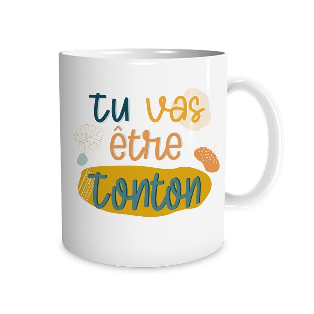 STC "Tu va être Tonton" Mug - Birth Announcement [French Language]