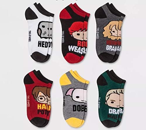 Women's Harry 6pk Low Cut Socks Size 4-10