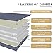 ONSON Weighted Blanket, Cooling Weighted Blankets for Adult and Kids 12 lbs | 48''x72''|,Natural Cotton with Lead-Free Glass Beads
