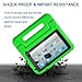 CAM-ULATA Case for iPad 9.7 inch 2018/2017 for Kids 5th Generation 6th Generation Folio Shockproof Corner Protection Lightweight Cover for iPad Air 1 iPad Air 2 Kid Proof Green