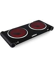 cusimax double electric hob