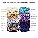 40Pcs Colorful Velvet Hair Scrunchies Set, Elastic Hair Bobbles for Ponytail Holder, Strong Hold Hair Accessories Ropes Scrunchie for Women Solid Color Traceless Hair Bands