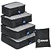 ZOMAKE Packing Cubes 4 Piece Set - Travel Accessories Organizers Versatile Travel Packing Bags Plus Free Laundry Bag