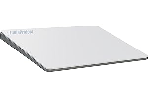 LuolaProject Wireless Trackpad, Tempered Glass Surface with Multi-Touch, Rechargeable Slim USB Windows Touchpad with High Pre
