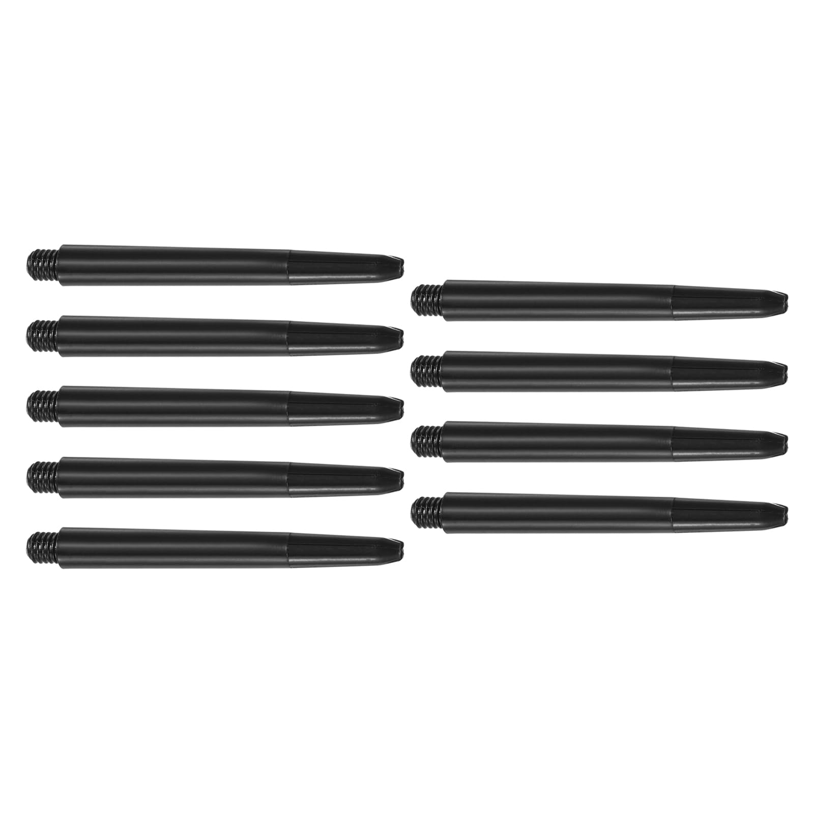 M METERXITY 15 Pack Darts Shafts - Plastic Darts Stems Medium 2BA Thread, Apply to Darts Games/Darts Sports/Entertainmence/Party (48mm, Black)