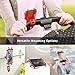 Universal Bike Phone Holder, Bicycle Handlebar Stroller Cell Phone Mount for iPhone 8 Plus 7 6S 5 SE Samsung Galaxy S8 S7 Note 6, 4 to 6 Inch Android Smartphone, Bike Tie Series - Red