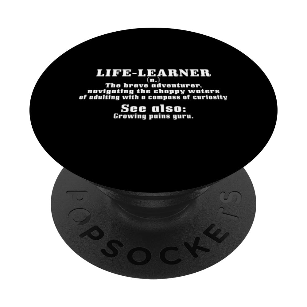 Life Learner - the brave adventurer navigating the choppy PopSockets Swappable PopGrip