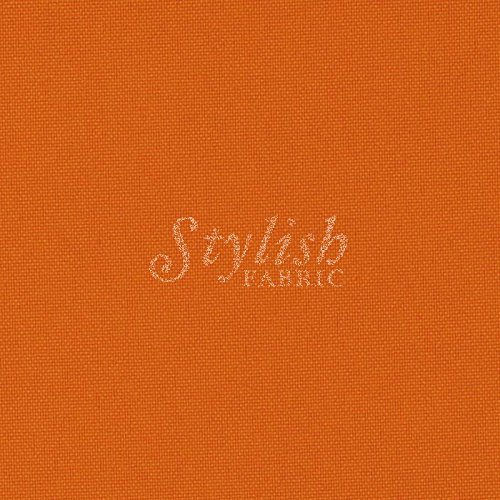 Orange Solid Poly Poplin Fabric by the Bolt - 100 Yards (Wholesale Price)
