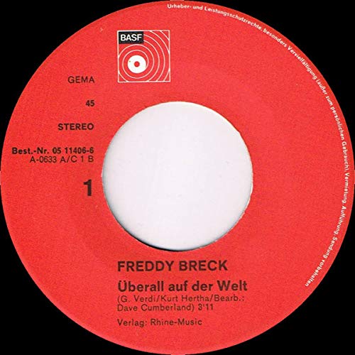 FREDDY BRECK Überall auf der Welt/Ohne