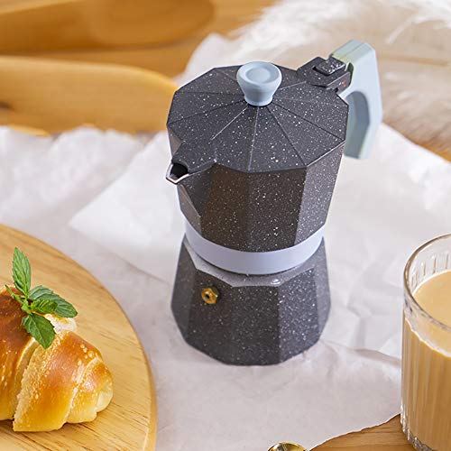 Espressokocher Kleiner Moka-Topf-Home Aluminium-Kaffee-Pot-Büro machen Kaffee-Appliance-italienisches Konzentrat… – Bild 4