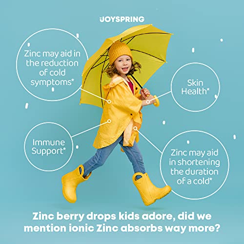 Liquid Zinc Supplement Drops Zinc for Kids and Elderberry Extract, Immune Support Toddler Zinc