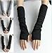 Wowlife@ Hop Women Stretchy Long Arm Sleeve Fingerless Gloves Novel Trendy Hip Fashion Gift Gloves/wrist/arm Sleeve for Christmas (Brown)