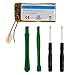 DOCA Replacement Battery for iPod Nano 6th Gen, 3.7V/0.39 WHR Li-Polymer Rechargeable Battery With Opening Pry Tool Kits, Compatible for Model No.616-0531 (Nano 6th Gen)
