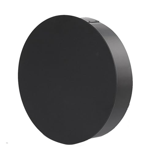 Ø 150 mm - Ofenrohr Blindkappe Schwarz