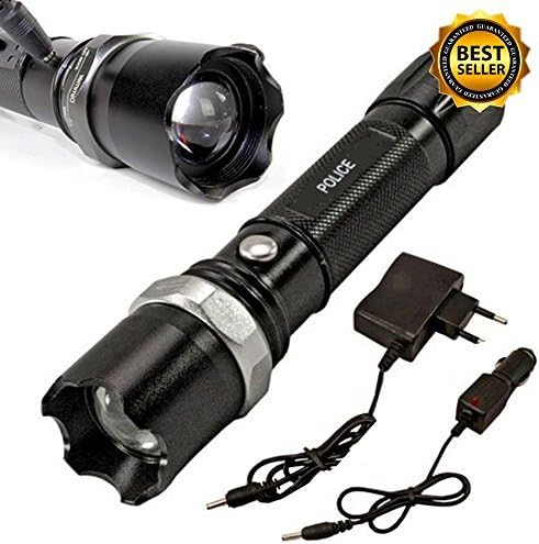 Tactical Flashligh Police Heavy Duty 3W Rechargeable Charity Mercy Corps by jeab shop