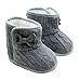 Usstore 1Pair Infant Baby Toddler Bowknot Winter Warm Boots Walker Shoes (0- 6months, Gray)