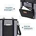 Lifewit Soft Cooler Bag Insulated Lunch Bag Box Soft Cooling Tote with 2 Ice Packs Grey