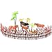 ThinkMax Farm Animal Figure Toys Animal Action Figure Set Kids Animal Toys (8-Piece)