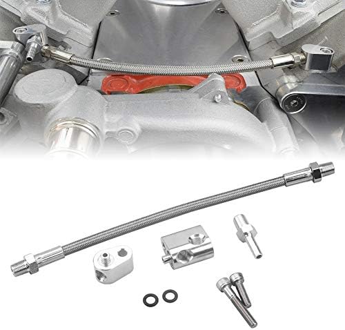 Kshzmoto LS Throttle Cylinder Body Bypass Hose Kit Coolant Crossover LS1 Steam Port Fits all GM series