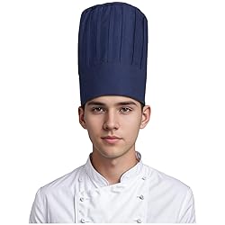 Hyzrz Tall Chef Hat Adjustable Men Women Elastic