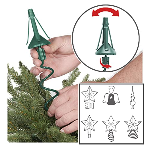 [Christmas Tree Topper Holder] Twiston Holiday Universal Tree Topper